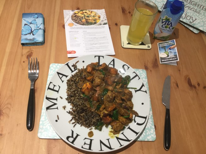 25. Indian chicken curry with wild rice