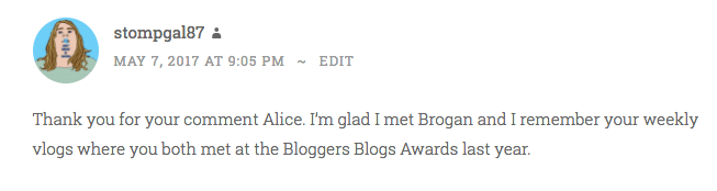 Reply to Alice's comment 2