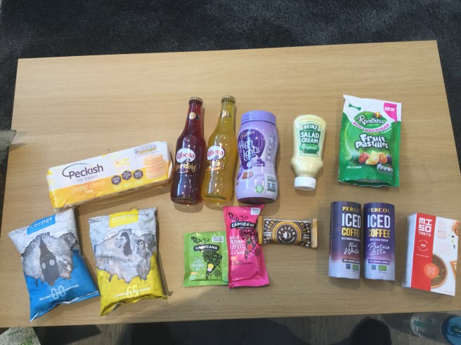 Degustabox July 2018 Flatlay