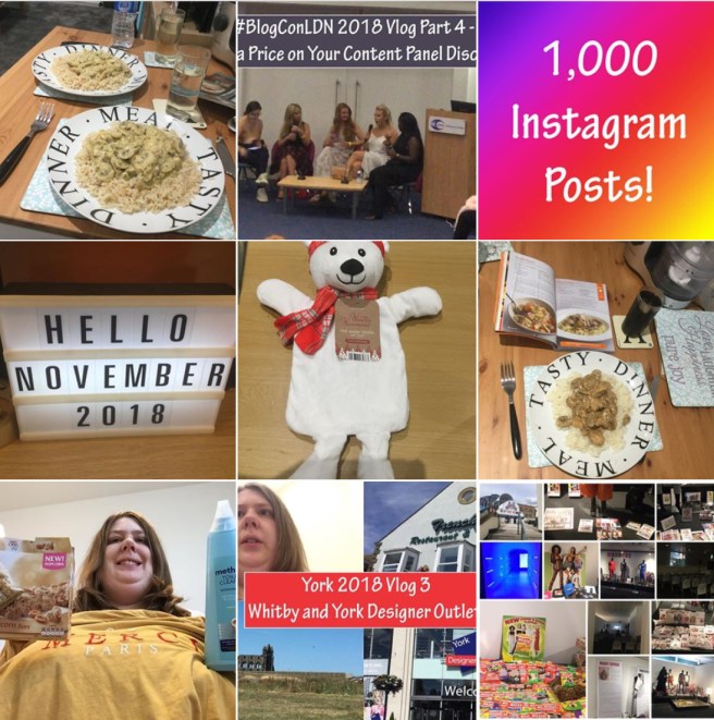 My last 9 Instagram posts