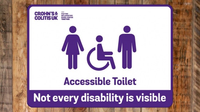 Crohn's and Colitis UK Sign